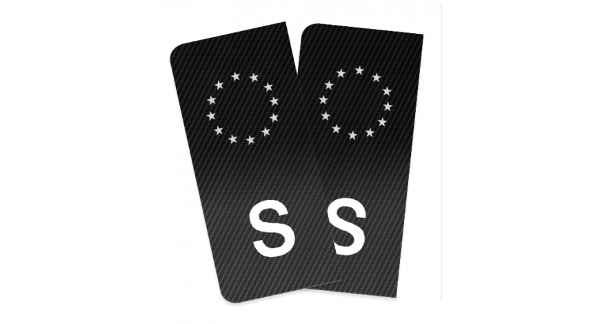 S-märke kolfiber vit