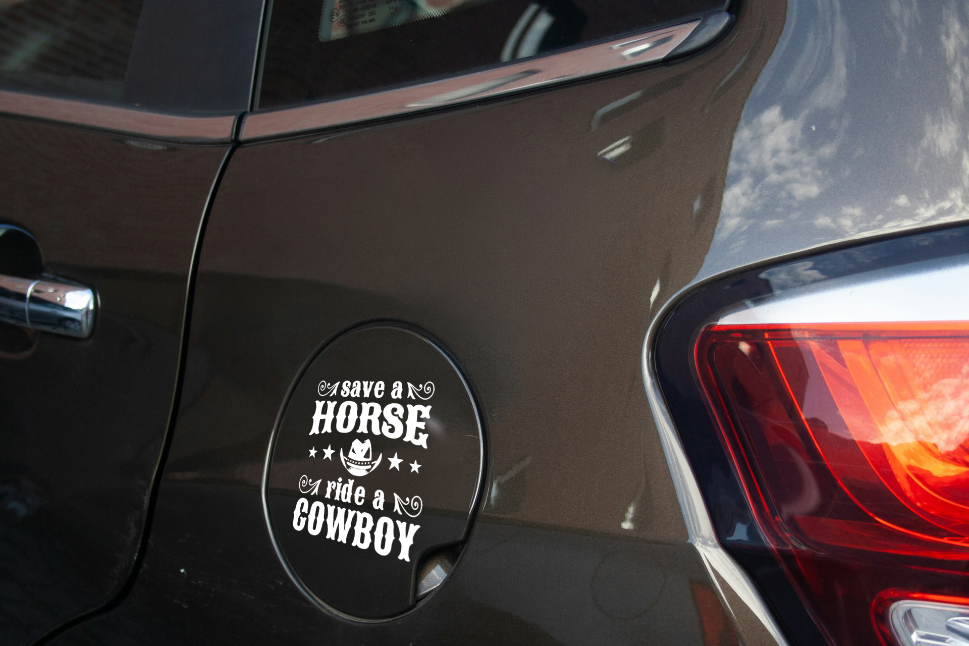 Dekal - Save a horse Ride a cowboy #2