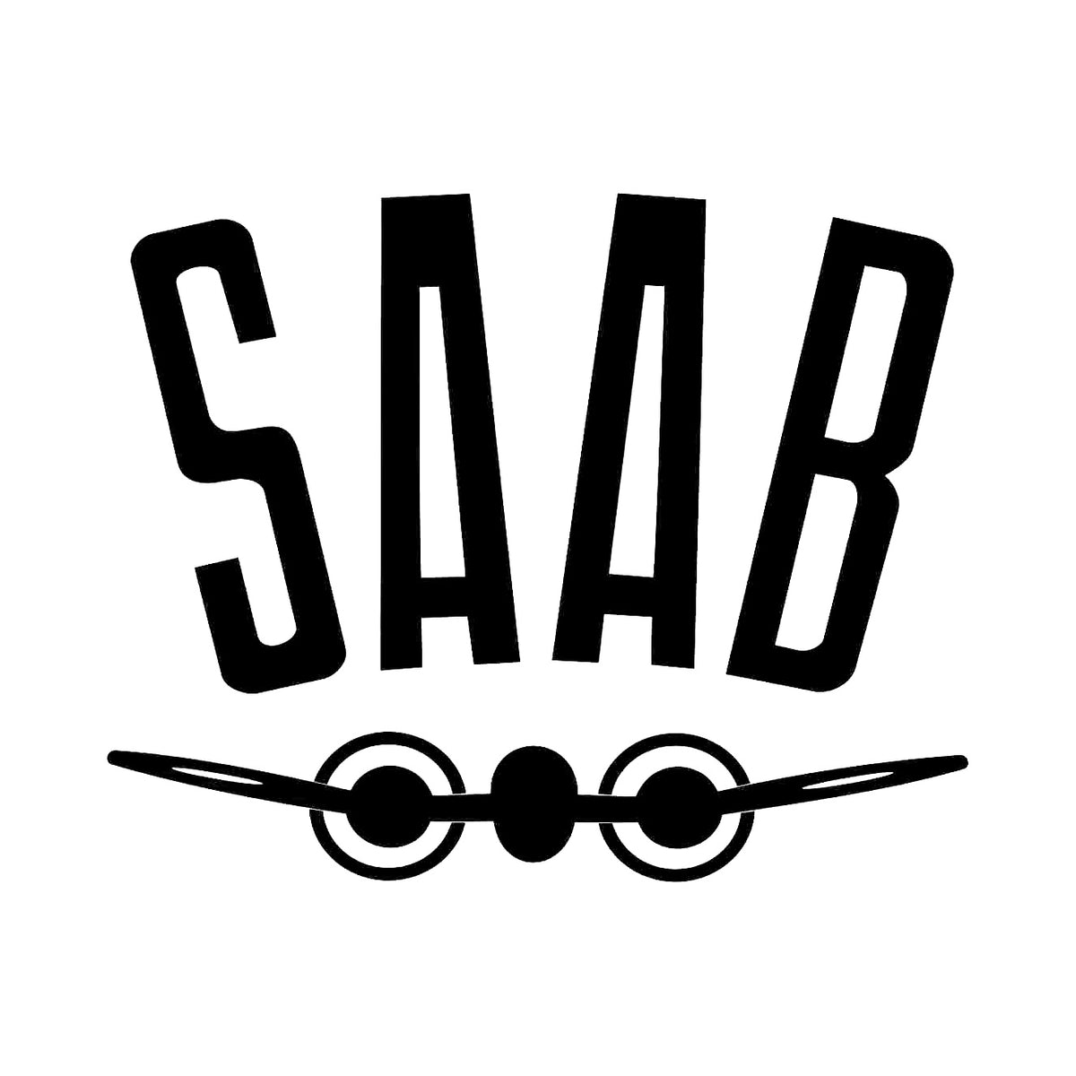 Saab Luftlogo - Dekal