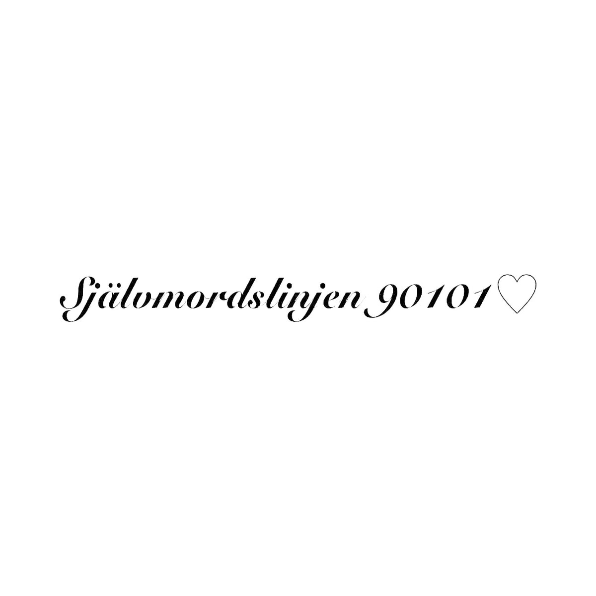 Självmordslinjen 1 - Dekal