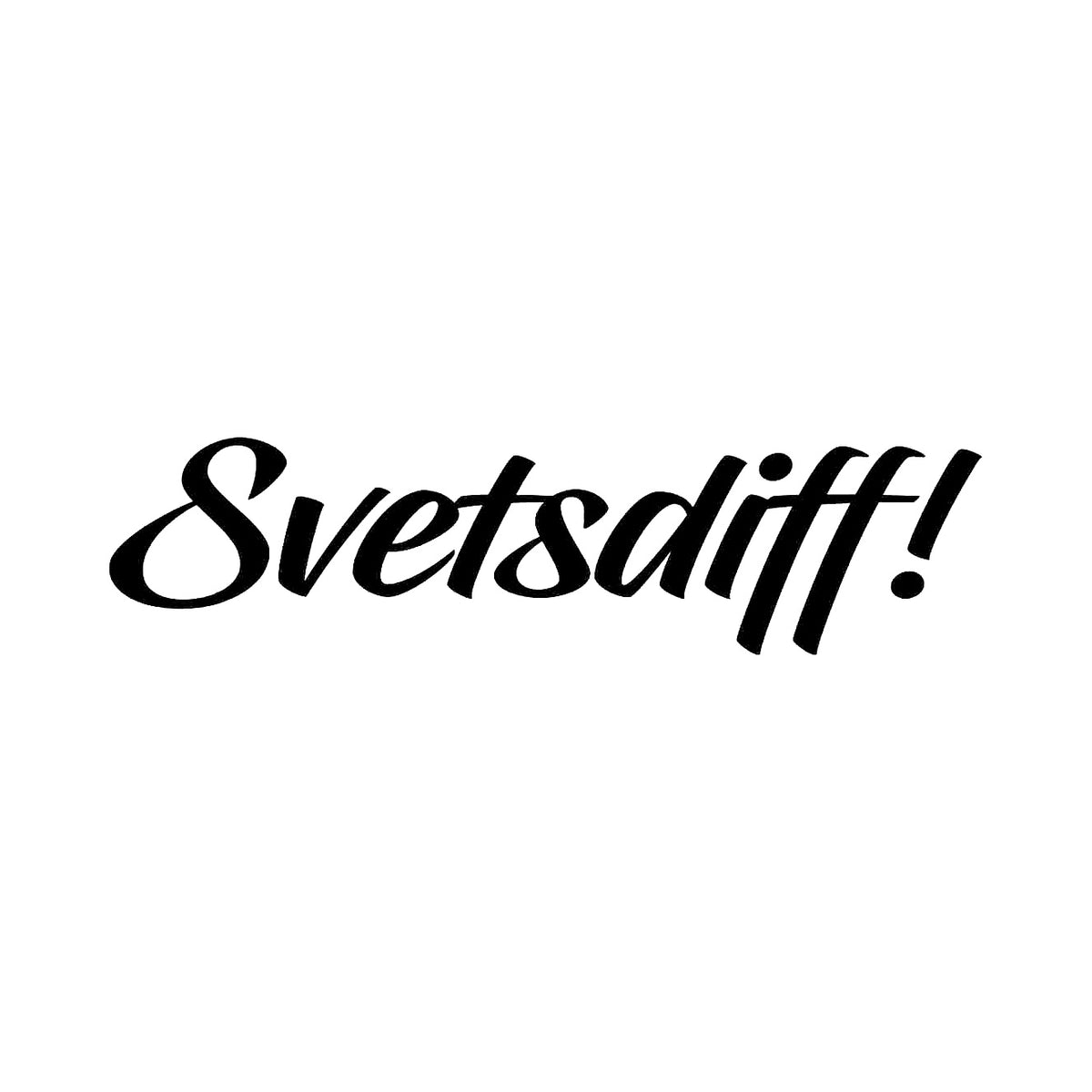Svetsdiff! - Dekal