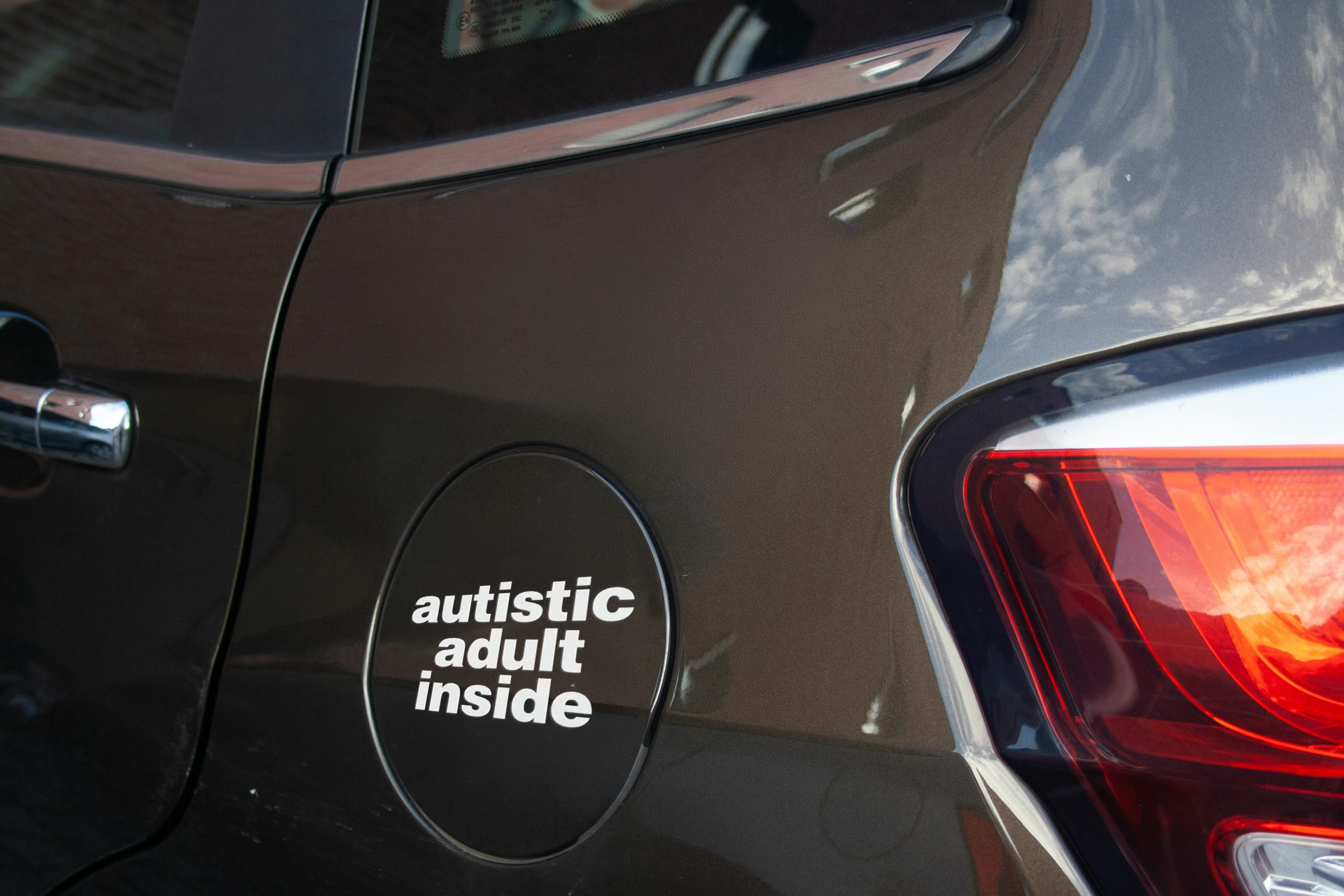 Dekal autistic adult inside