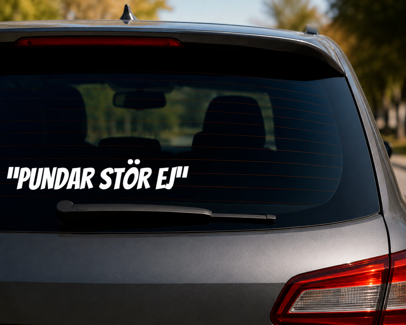Dekal ”Pundar stör ej”