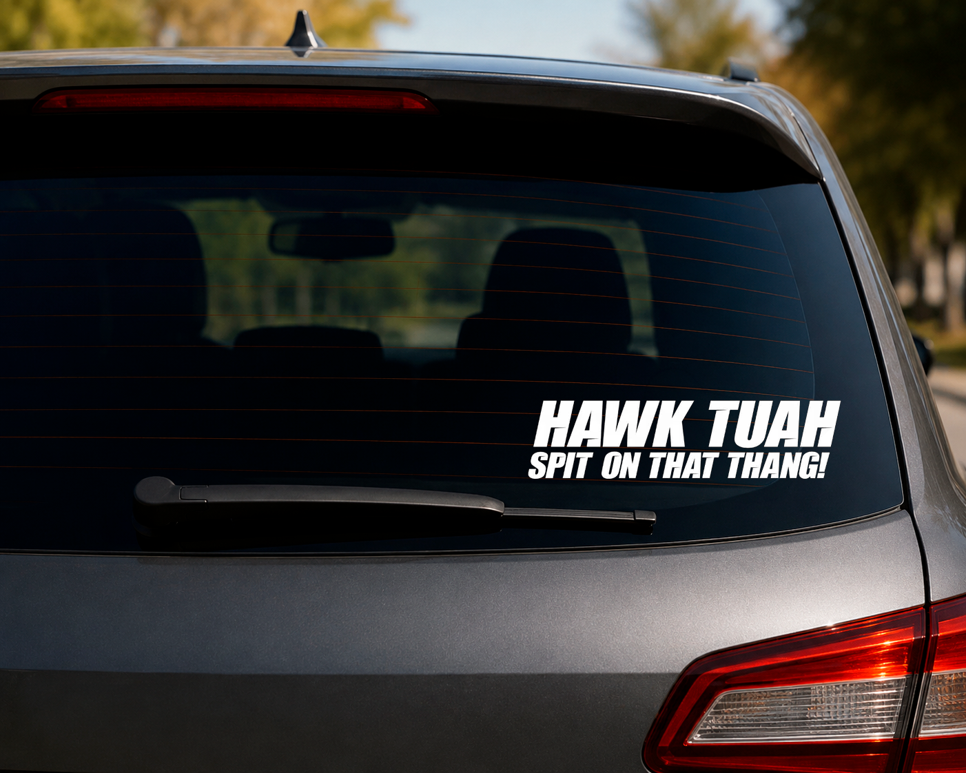 Dekal HAWK TUAH, SPIT ON THAT THANG!