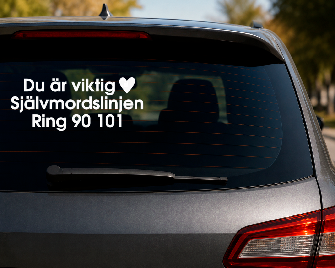 Dekal Du är viktig<3