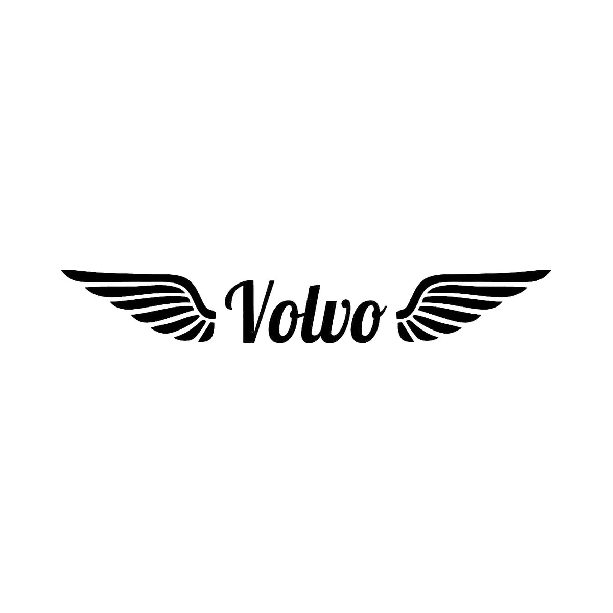 Volvo med vinge - Dekal
