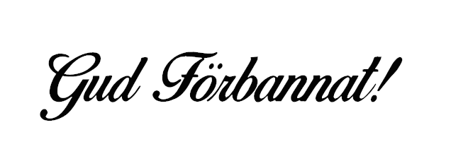 Gud Förbannat dekal